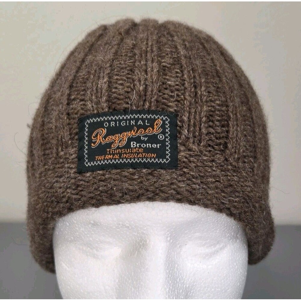 Raggwool by Broner Beanie Winter Knit Cap Hat Lined Men's Sweater Wool